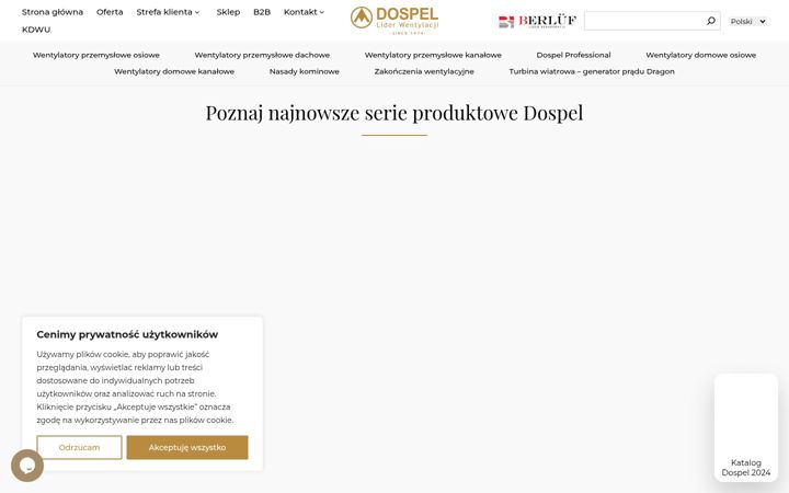 Screenshot of dospel.com