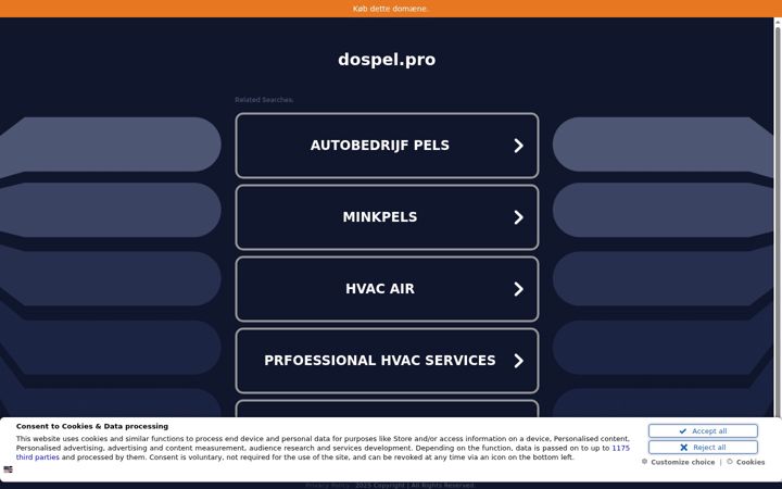 Screenshot of dospel.pro