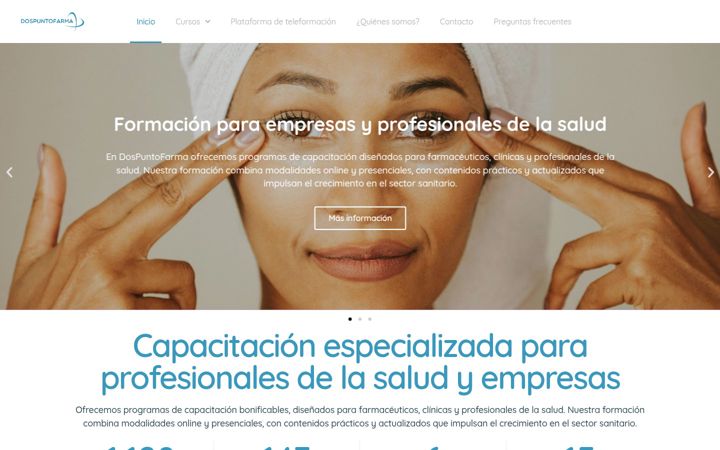 Screenshot of dospuntofarma.com