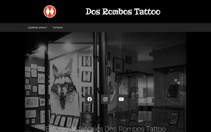 Screenshot of dosrombostattoo.com