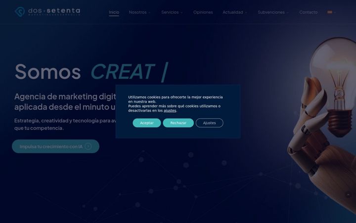 Screenshot of dossetenta.com