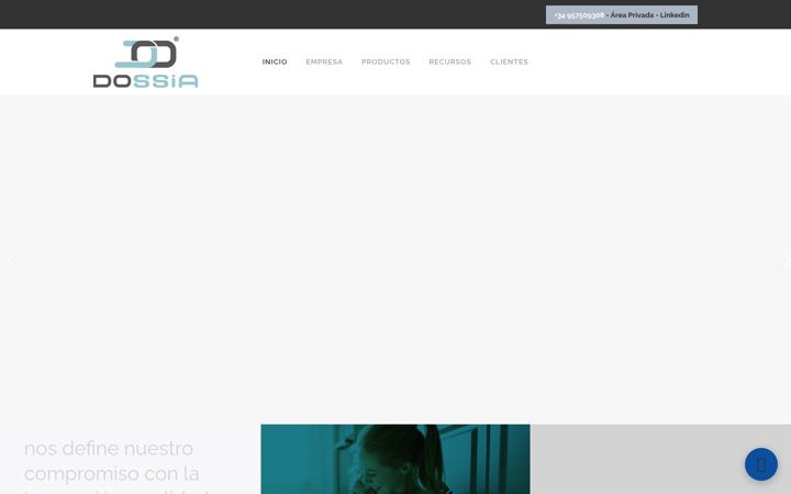 Screenshot of dossia.es