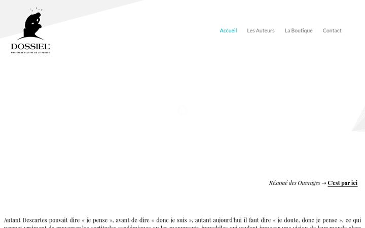 Captura de pantalla de dossiel.fr