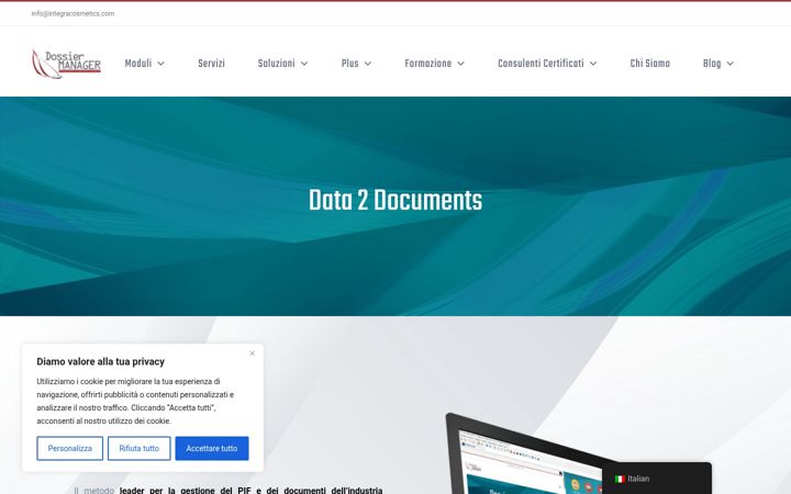 Screenshot di dossiermanager.it
