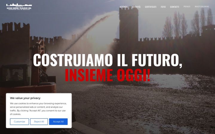 Screenshot di dossisrl.it