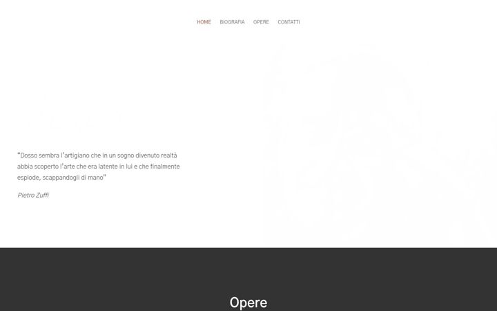 Screenshot di dossoart.it