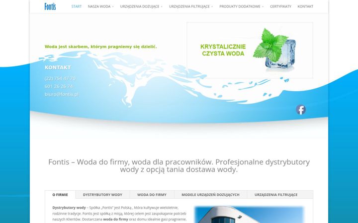 Posnetek zaslona dostawy-wody.pl
