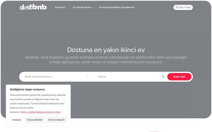 Screenshot of dostbnb.com