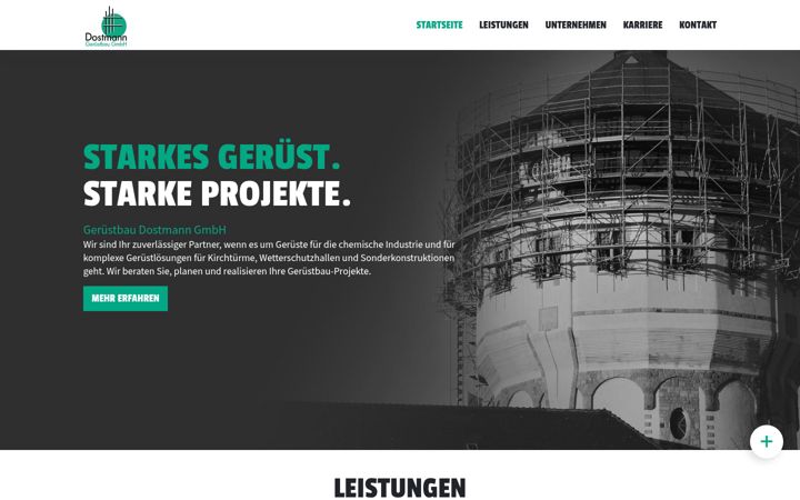 Screenshot di dostmann-gmbh.de