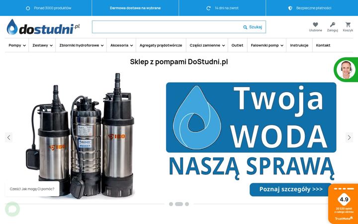 Skjámynd af dostudni.pl