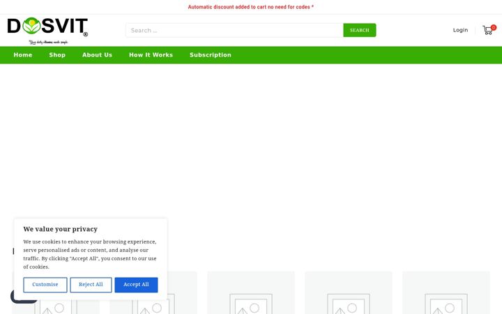 Screenshot of dosvit.com