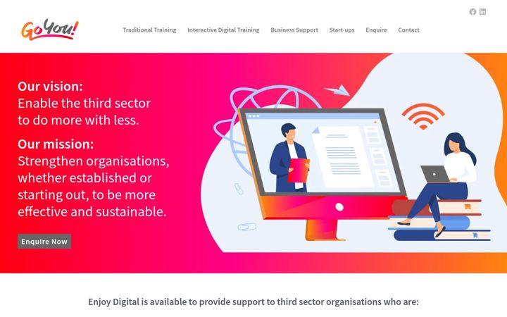 Screenshot of dot-media.uk