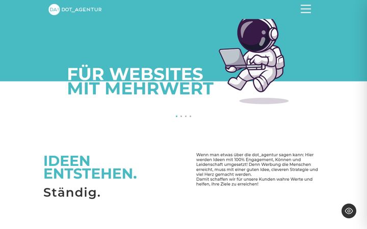 Screenshot of dotagentur.de
