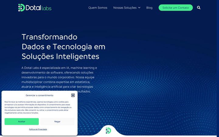 Screenshot of dotallabs.ai