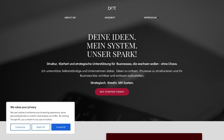 Screenshot of dotandspark.de