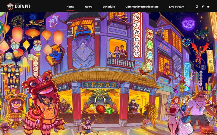 Screenshot of dotapit.com