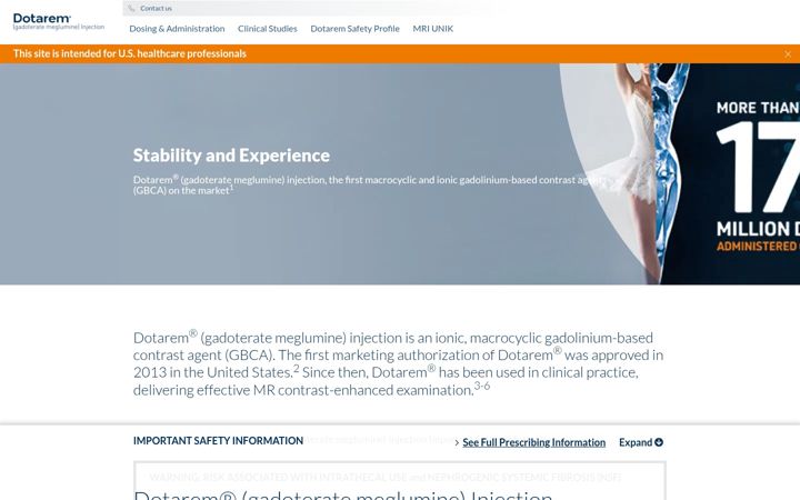 Screenshot of dotarem-us.com