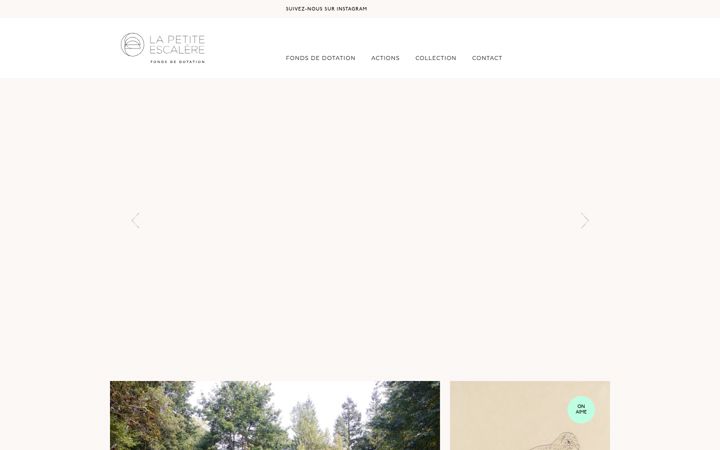 Screenshot di dotation-lapetiteescalere.org
