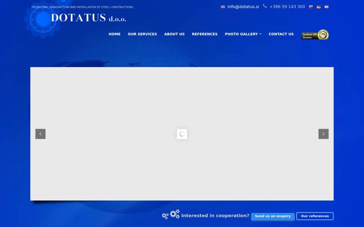 Screenshot of dotatus.si