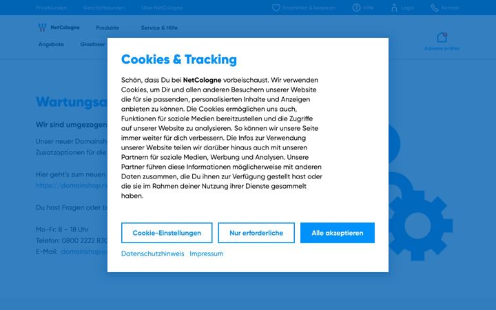 Screenshot of dotcologne.de