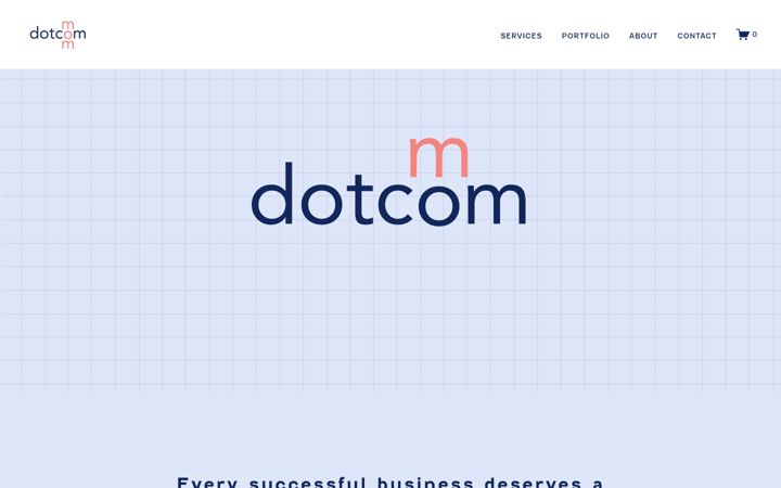 Screenshot of dotcom-mom.com