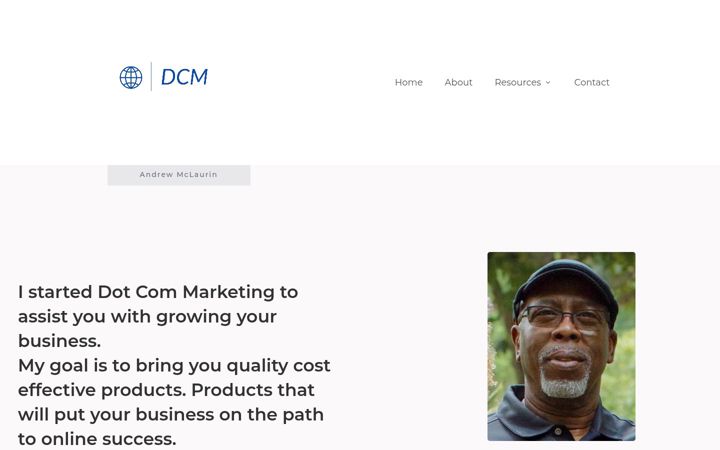 Screenshot di dotcommarketing.org