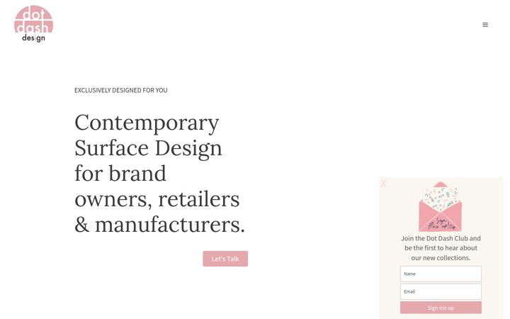 Screenshot of dotdashdesign.co.uk