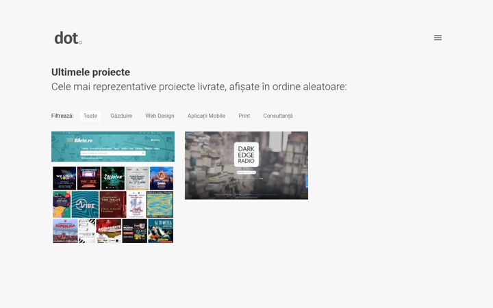 Screenshot of dotdesign.ro