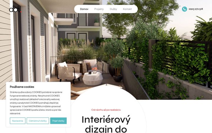 Screenshot of dotdesign.sk