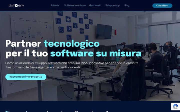 Screenshot of dotenv.it