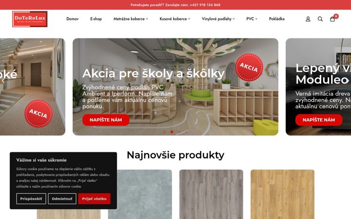 Képernyőkép: doterolux.eu
