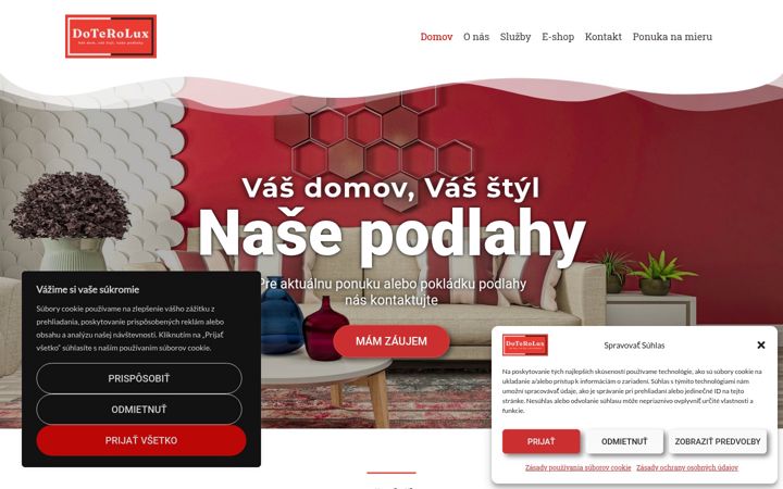 Screenshot of doterolux.sk