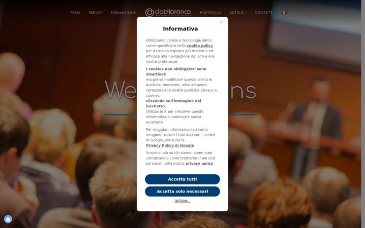 Screenshot of dotflorence.com