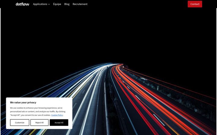 Screenshot of dotflow.ai