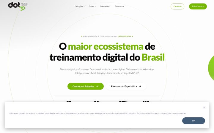 Screenshot of dotgroup.com.br