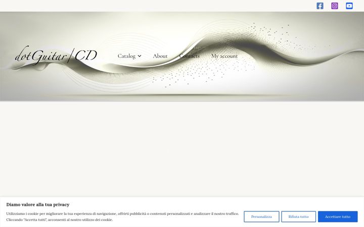 Screenshot of dotguitarcd.com