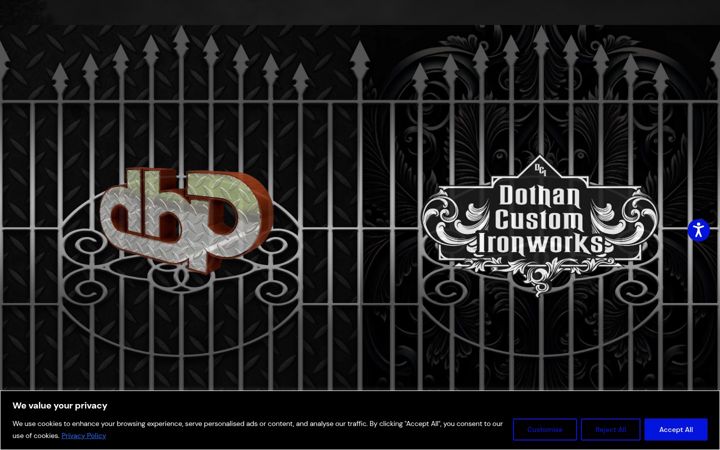 Screenshot of dothanblowpipeandironworks.com