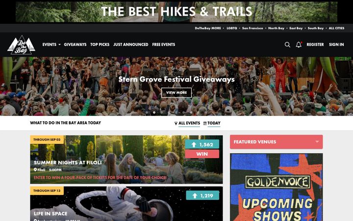 Screenshot of dothebay.com