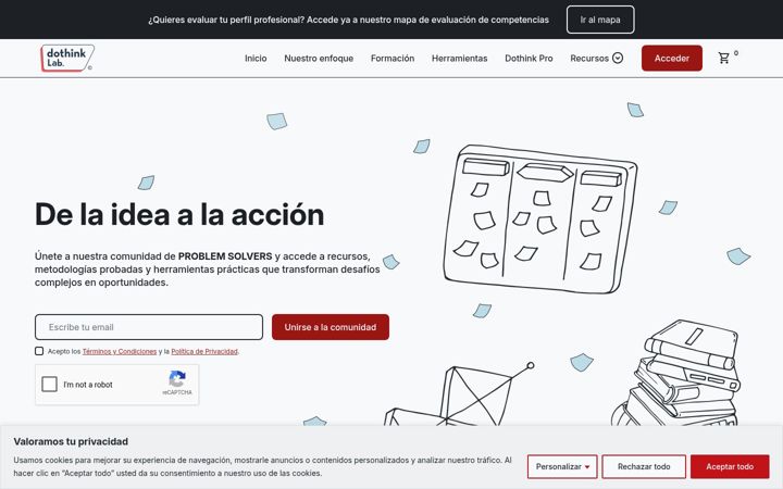 Screenshot of dothinklab.com