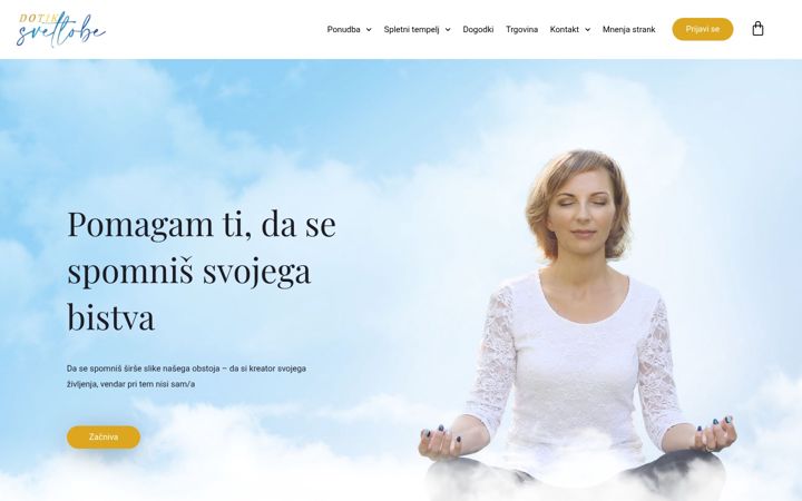 Screenshot of dotiksvetlobe.si