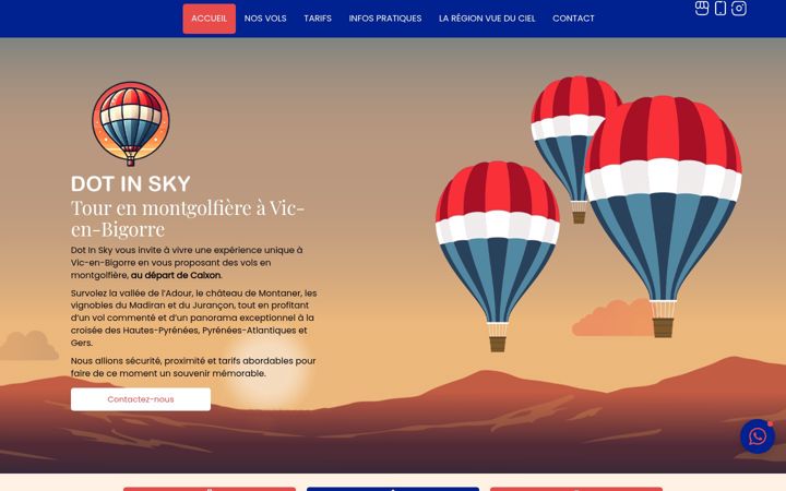 Screenshot of dotinsky.fr