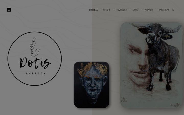 Screenshot of dotisgallery.hu