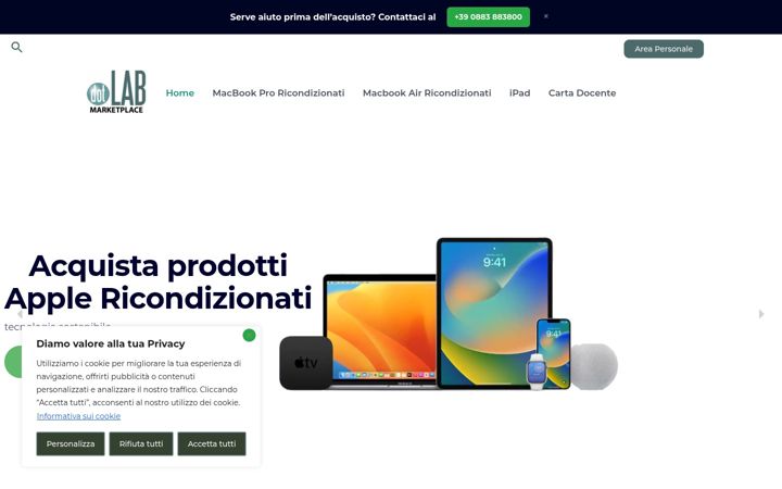 Screenshot of dotlab.it