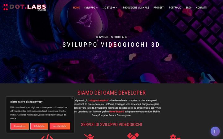 Screenshot of dotlabs.it