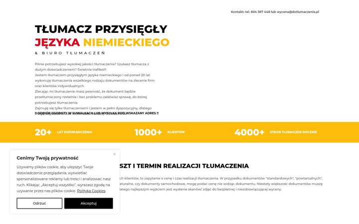 Screenshot of dotlumaczenia.pl