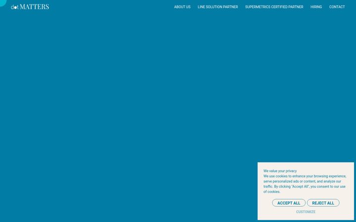 Screenshot of dotmatters.co