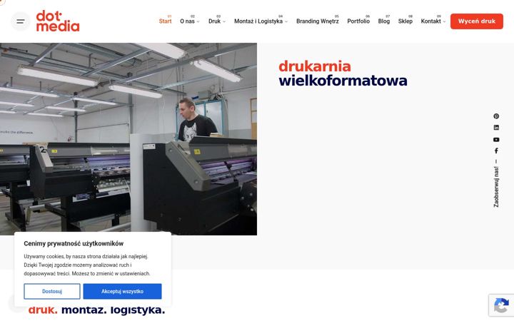 Snímek obrazovky dotmedia.pl