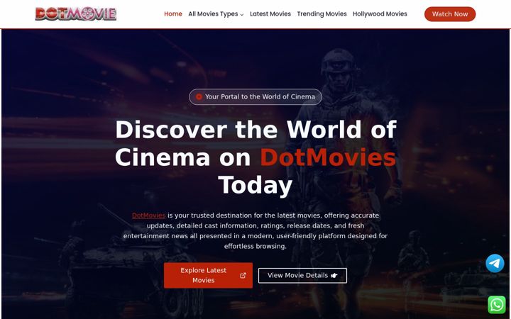 Screenshot stránky dotmovie.net