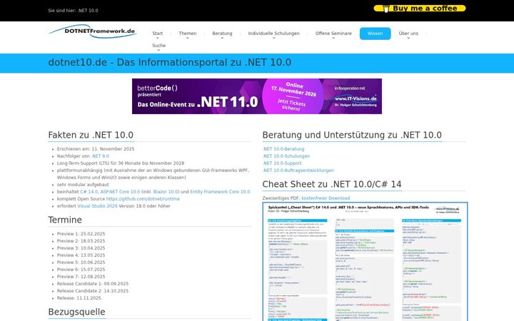 Screenshot ta' dotnet12.de