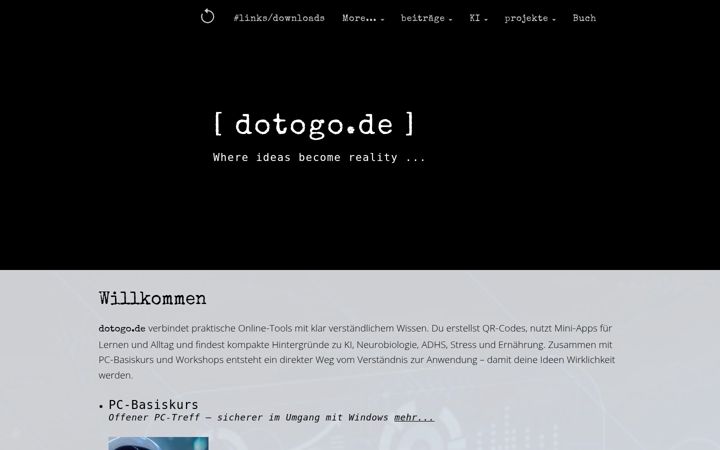 Screenshot ta' dotogo.de